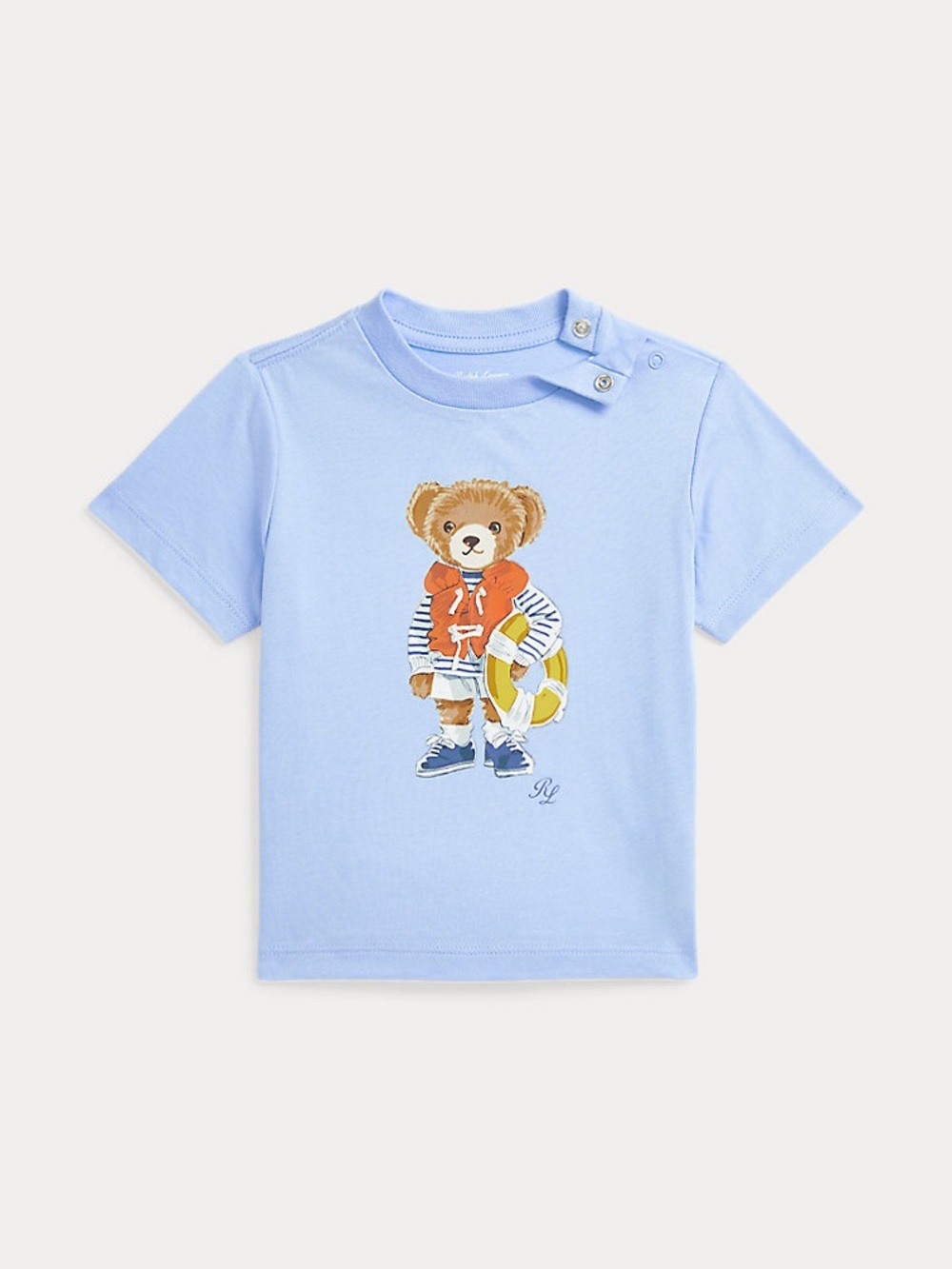 Ralph Lauren Baby Boys Polo Bear Cotton Jersey T-Shirt Size 6 Months